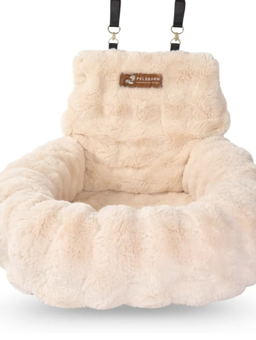 Plush Faux Fur Throw Blanket - Cream